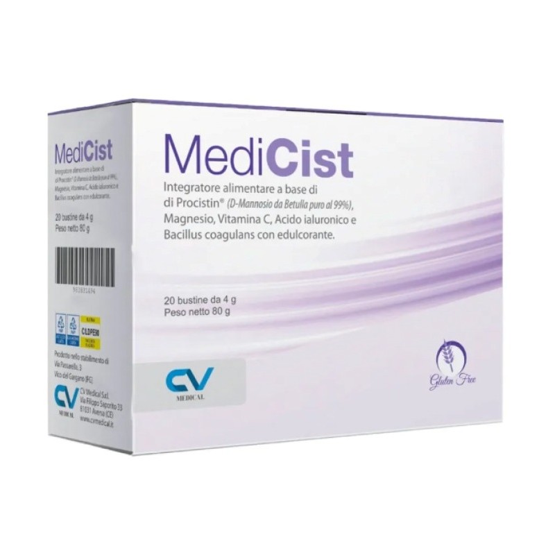 Medicist Integratore Cistite Con D-Mannosio e Probiotici 20 Bustine Cv Medical - 1
