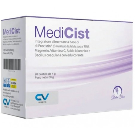 Medicist Integratore Cistite Con D-Mannosio e Probiotici 20 Bustine Cv Medical - 1 Medicist Integratore Cistite Con D-Mannosio e Probiotici 20 Bustine Cv Medical - 1