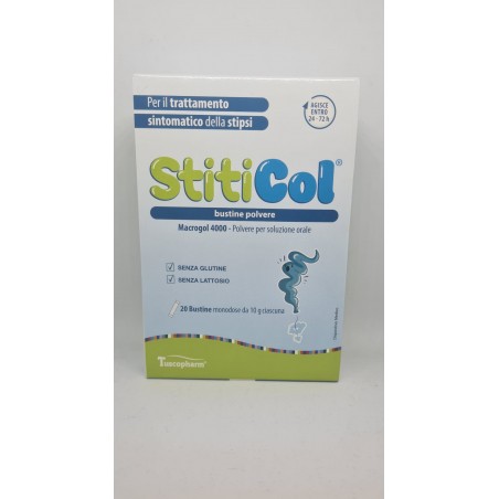 Stiticol Per Stipsi Trattamento Sintomatico 20 Bustine Da 10 gr Tuscofarm Unipersonale - 1 Stiticol Per Stipsi Trattamento Sintomatico 20 Bustine Da 10 gr Tuscofarm Unipersonale - 1