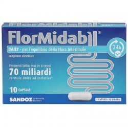Flormidabil Daily Probiotico Flora Intestinale 10 Capsule Flormidabil - 4
