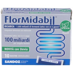 Flormidabil Ricarica Probiotico Orosolubile Senza Zucchero 10 Bustine Flormidabil - 6
