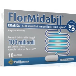 Flormidabil Daily Probiotico Flora Intestinale 10 Capsule Flormidabil - 9