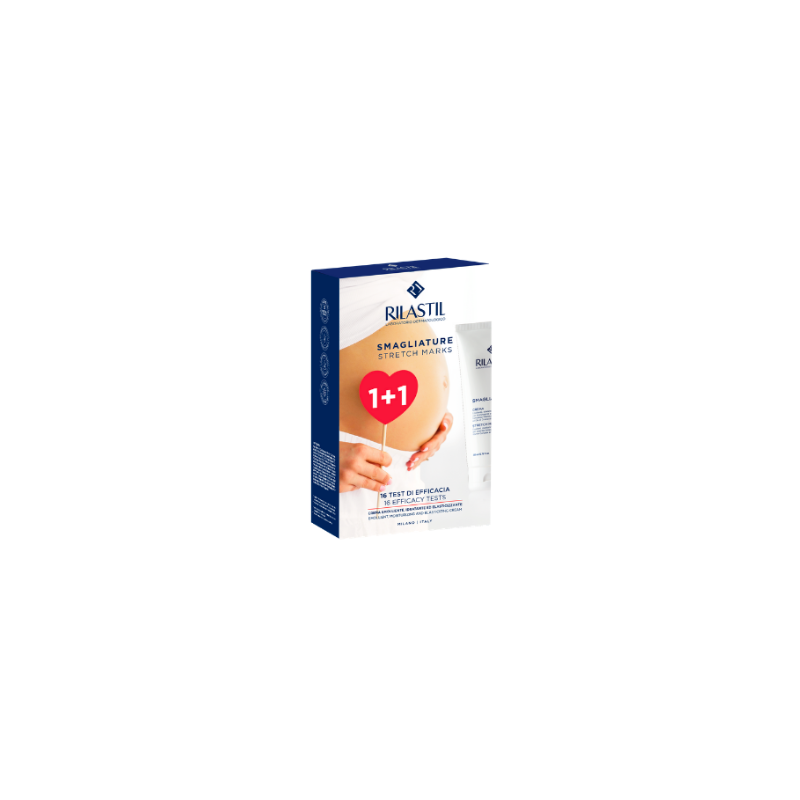 Rilastil Crema Idratante e Nutriente Per Smagliature Bipack Da 200 Ml - Trattamenti anticellulite, antismagliature e rassodan...