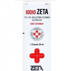 Zeta Iodio 7%/5% Soluzione Cutanea Alcolica 30 Ml - Farmaci dermatologici - 031331022 - Zeta Farmaceutici - € 5,00