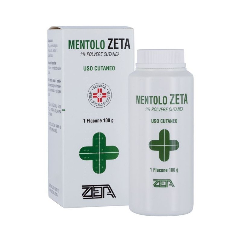 Zeta Farmaceutici Mentolo Zeta 1% Polvere Cutanea - Farmaci per punture di insetti e scottature - 031360011 - Zeta Farmaceuti...