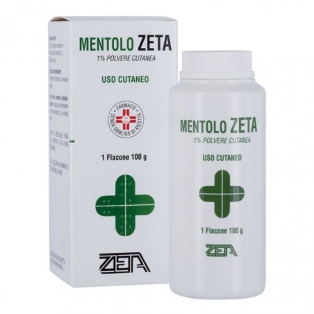 Zeta Farmaceutici Mentolo Zeta 1% Polvere Cutanea - Farmaci per punture di insetti e scottature - 031360011 - Zeta Farmaceuti...