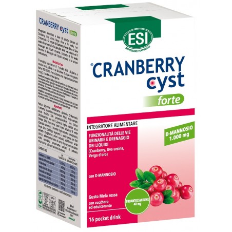 Esi Cranberry Cyst Forte 16 Pocket Drink Esi - 1 Esi Cranberry Cyst Forte 16 Pocket Drink Esi - 1