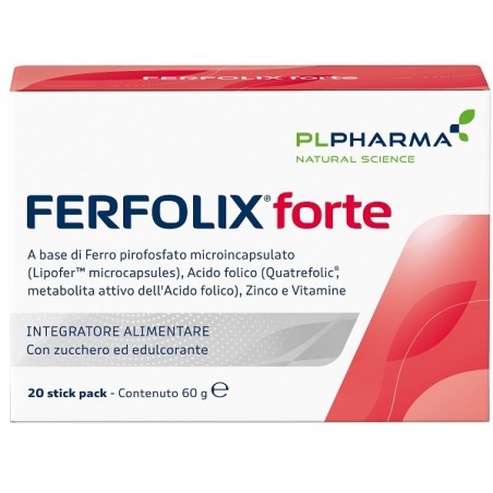 Pl Pharma Ferfolix Forte 20 Bustine Pl Pharma - 1 Pl Pharma Ferfolix Forte 20 Bustine Pl Pharma - 1