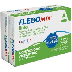 Aristeia Farmaceutici Flebomix Linfo Bipack 30 + 30 Compresse Aristeia Farmaceutici - 1