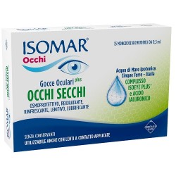 Euritalia Pharma Isomar Occhi Secchi Plus Gocce Oculari Acido Ialuronico 0,20% 15 Flaconcini Euritalia Pharma - 1