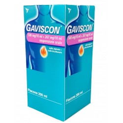 Gaviscon 500 Mg + 267 Mg/10 Ml Per Bruciore Dello Stomaco 200 Ml - Farmaci per bruciore e acidità di stomaco - 024352039 - Ga...
