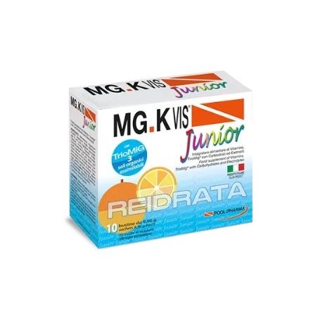 Pool Pharma Mgk Vis Junior Arancia 10 Bustine Pool Pharma - 1 Pool Pharma Mgk Vis Junior Arancia 10 Bustine Pool Pharma - 1