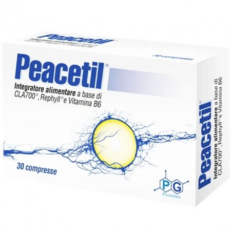 Peacetil Integratore Antiossidante e Per Sistema Nervoso 30 Compresse Peacetil - 1 Peacetil Integratore Antiossidante e Per Sistema Nervoso 30 Compresse Peacetil - 1