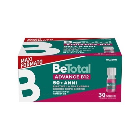 Be-Total Advance B12 Energia e Vitalità dopo i 50 anni 30 Flaconcini Be-Total - 1 Be-Total Advance B12 Energia e Vitalità dopo i 50 anni 30 Flaconcini Be-Total - 1