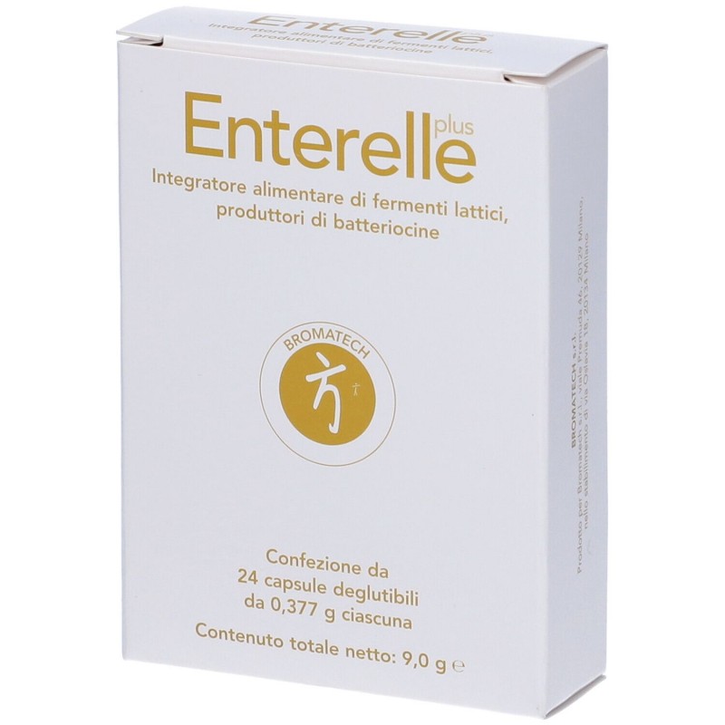Bromatech Enterelle Plus Integratore Fermenti Lattici Flora Intestinale 24 capsule Bromatech - 2