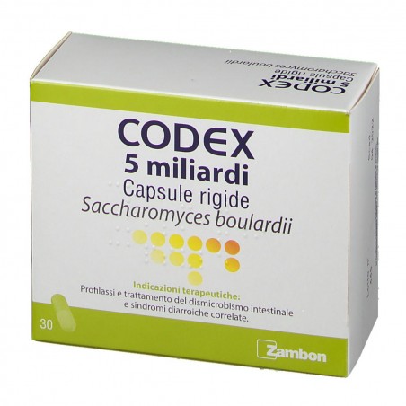 Biocodex Codex 5 Miliardi Capsule Rigide - Fermenti lattici - 029032087 - Biocodex - € 18,98