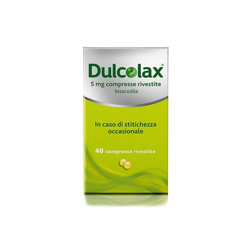 Dulcolax Contro la Stitichezza Occasionale 40 Compresse Rivestite - Farmaci per stitichezza e lassativi - 047449018 - Dulco -...