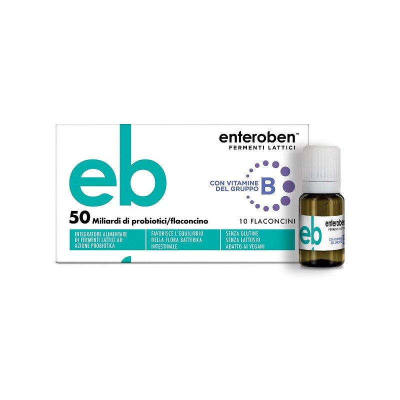 Bioartis Enteroben 50mld 10 Flaconcini Da 10 Ml Bioartis - 1