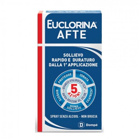 EUCLORINA AFTE SPRAY 15 ML - Igiene orale - 980459743 - Euclorina - € 6,42