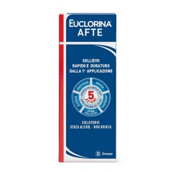 Euclorina Afte Collutorio Con Acido Ialuronico 120 Ml - Collutori - 980459729 - Euclorina - € 7,46