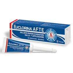 Euclorina Afte Gel Senza Alcool 8 Ml - Prodotti per afte, gengiviti e alitosi - 980459717 - Euclorina - € 5,89