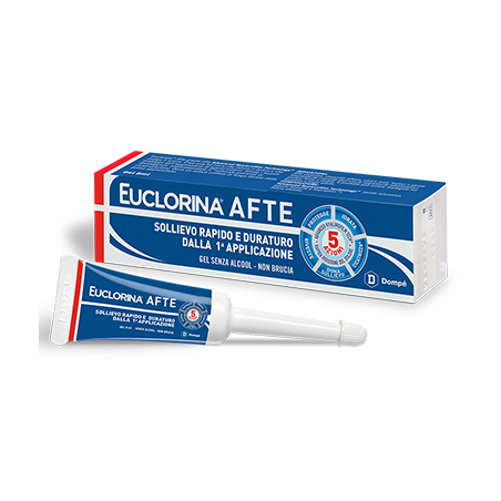 Euclorina Afte Gel Senza Alcool 8 Ml - Prodotti per afte, gengiviti e alitosi - 980459717 - Euclorina - € 5,68