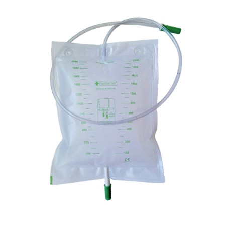Farmacare Sacca Da Letto Per Raccolta Urina Da 2 Litri Con Scarico Tubo 130cm 30 Pezzi Farmacare - 1 Farmacare Sacca Da Letto Per Raccolta Urina Da 2 Litri Con Scarico Tubo 130cm 30 Pezzi Farmacare - 1