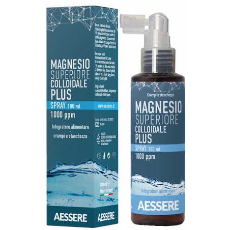 Aessere Magnesio Superiore Colloidale Plus Spray 1000 Ppm 100 Ml Aessere - 1 Aessere Magnesio Superiore Colloidale Plus Spray 1000 Ppm 100 Ml Aessere - 1