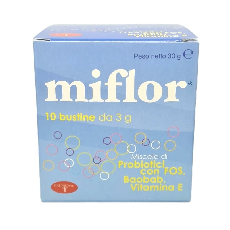 Mhedhichal Miflor Probiotico Equilibrio Intestinale 10 bustine Mhedhichal - 1