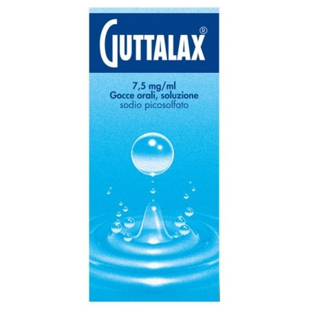 Guttalax 7,5 Mg/ml Gocce Orali, Soluzione - Farmaci per stitichezza e lassativi - 047446012 - Guttalax - € 7,62