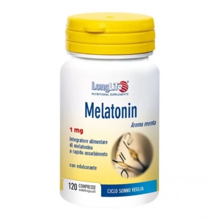 Longlife Melatonin 1 Mg Aroma Menta 120 Tavolette Longlife - 1 Longlife Melatonin 1 Mg Aroma Menta 120 Tavolette Longlife - 1