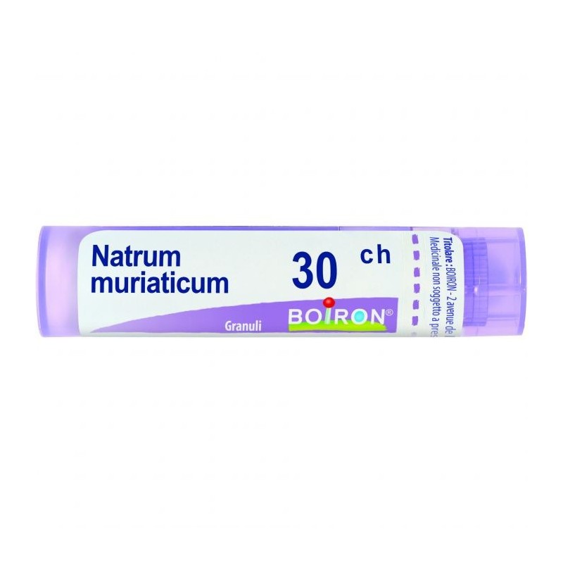 Boiron Natrum Muriaticum 30ch 80gr 4g - Granuli e globuli omeopatici - 046691299 - Boiron - € 5,78