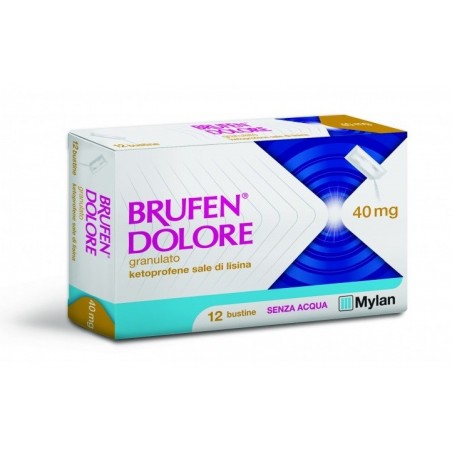 Brufen Dolore Soluzione Orale 40 Mg 24 bustine - Farmaci per dolori muscolari e articolari - 044356020 - Brufen - € 8,81