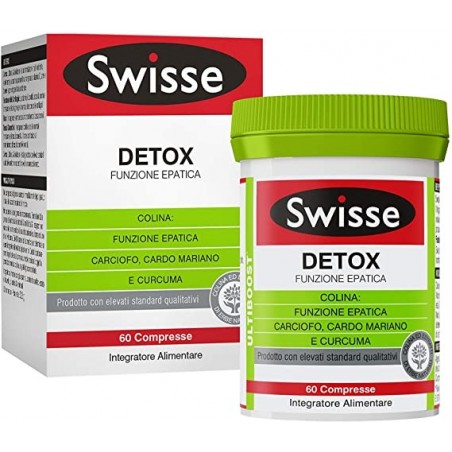 Swisse Detox Funzione Epatica 60 Compresse - Integratori per fegato e funzionalità epatica - 975525787 - Swisse - € 14,48