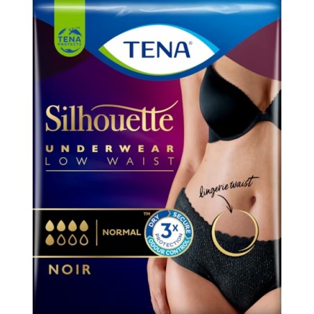 Tena Silhouette Noir L 9 Pezzi Tena - 1 Tena Silhouette Noir L 9 Pezzi Tena - 1