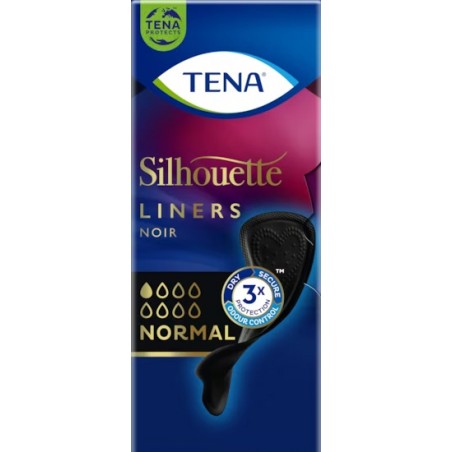 Proteggi Slip Nero Incontinenza Leggera Tena Silhouette Noir Normal 26 Pezzi Tena - 1 Proteggi Slip Nero Incontinenza Leggera Tena Silhouette Noir Normal 26 Pezzi Tena - 1