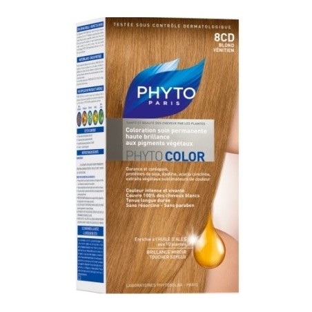 Phyto Phytocolor 8CD Biondo Chiaro Ramato Dorato - Tinte e colorazioni per capelli - 921237273 - Phyto - € 16,50