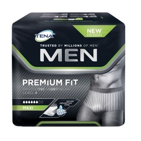 Mutandina Assorbente Maschile Tena Men Premium Fit Livello 4 S/m 10 Pezzi Essity Italy - 1 Mutandina Assorbente Maschile Tena Men Premium Fit Livello 4 S/m 10 Pezzi Essity Italy - 1