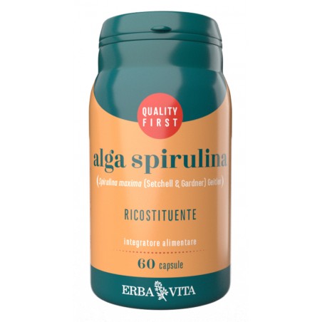 Alga Spirulina 60 Capsule Erba Vita - 1 Alga Spirulina 60 Capsule Erba Vita - 1