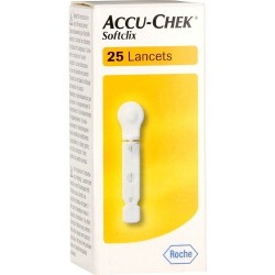 Accu-Chek Lancette Pungidito Softclix 25 Pezzi - Misuratori di diabete e glicemia - 900393986 - Accu chek - € 2,50