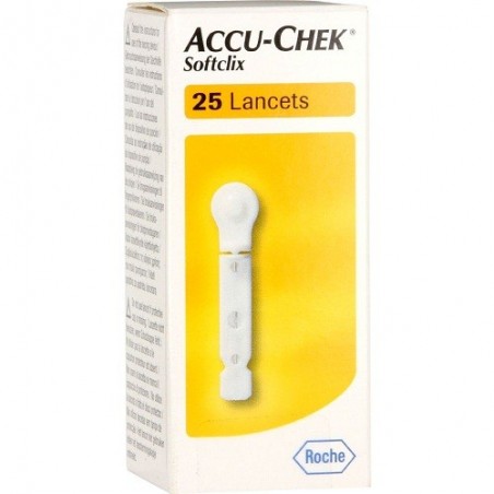 Accu-Chek Lancette Pungidito Softclix 25 Pezzi - Misuratori di diabete e glicemia - 900393986 - Accu chek - € 2,99
