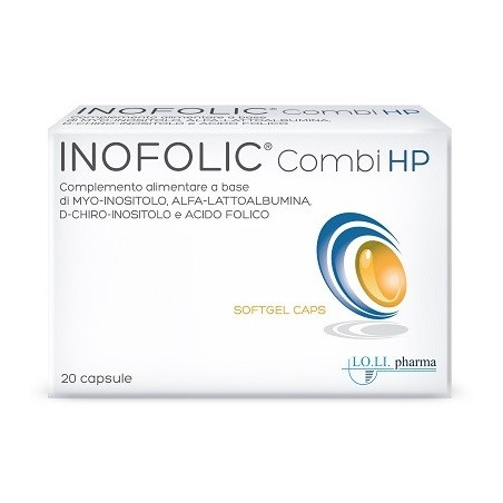 Inofolic Combi HP Supporto Fertilità ed Equilibrio Ormonale 20 capsule - Integratori prenatali e postnatali - 942862451 - Lo....