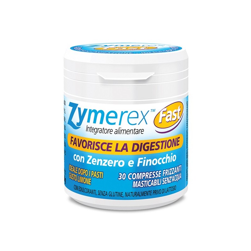 Zymerex Fast Integratore Per La Digestione 30 Compresse - Integratori - 981046966 - Zymerex - € 5,54