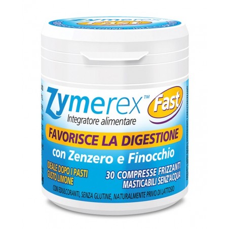 Zymerex Fast Integratore Per La Digestione 30 Compresse - Integratori - 981046966 - Zymerex - € 5,54