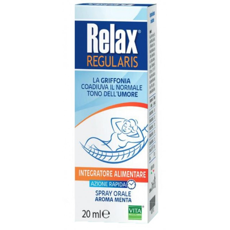Relax Regularis Integratore Spray Aroma Menta 20 Ml - Integratori per umore, anti stress e sonno - 980379010 - Regularis - € ...