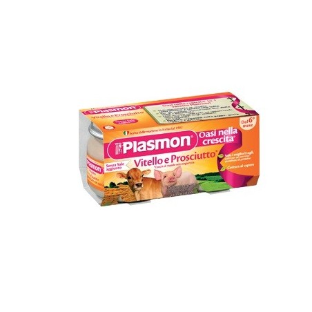 Plasmon Omogeneizzato Vitello - Prosciutto 4 X 80 G - Omogeneizzati e liofilizzati - 926550385 - Plasmon - € 5,12