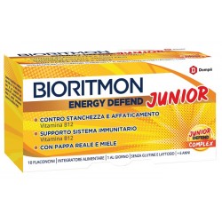 Dompe' Farmaceutici Bioritmon Energy Defend Junior 10 Flaconcini 10 Ml - Integratori per difese immunitarie - 982145676 - Dom...