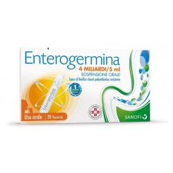 Enterogermina 4 Miliardi / 5Ml Fermenti Lattici 20 Flaconcini - Fermenti lattici - 013046089 - Enterogermina - € 18,80