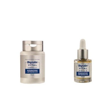 Giuliani Bioscalin Vital Sistema Capelli & Pelle Maschera Capelli + Siero Rigenerante Viso 30 Ml + Maschera 100 Ml Bioscalin - 1 Giuliani Bioscalin Vital Sistema Capelli & Pelle Maschera Capelli + Siero Rigenerante Viso 30 Ml + Maschera 100 Ml Bioscalin - 1