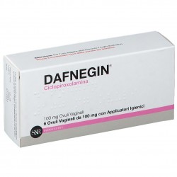Dafnegin 100mg per Affezioni da Candida 6 Ovuli Vaginali - Farmaci ginecologici - 025217112 - S&r Farmaceutici - € 17,16